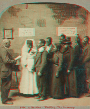 A Darktown Wedding, The Ceremony. 1901