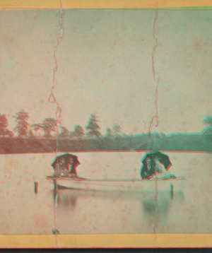 View of two couples in a boat. 1865?-1890?