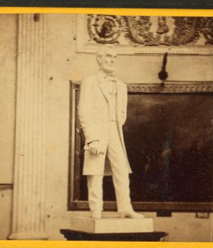 Statue of Lincoln, U.S. Capitol. 1865-1870 1865?-1870?