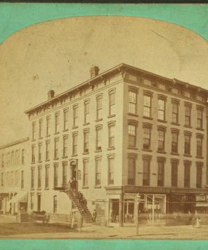Corner State & Seventh Sts., Erie, Pa. 1860?-1915?