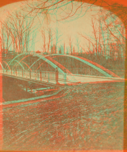 King Iron Bridge, Centennial Grounds. 1876