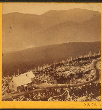 View from Carriage Road to Mt. Washington. 1864?-1892?