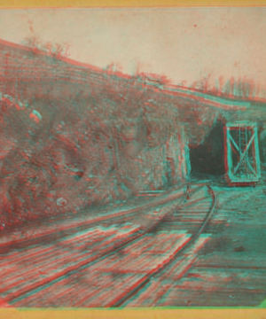 The entrance of the Shawangunk Tunnel, on the east side. [ca. 1875] [1859?-1890?]