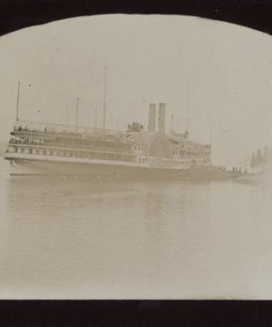 View of the steamer Grand Republic,' Hudson River, Lona Island. 1891-1896