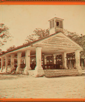 The Market House of St. Augustine, Florida, formerly used as a Slave Market. 1868?-1890?