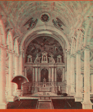 Interior of Church of the Immaculate Conception, Boston, Mass.