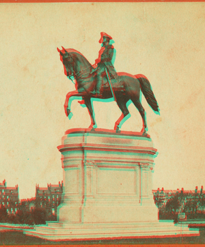 Washington Equestrian Statue, Public Garden, Boston, Mass.