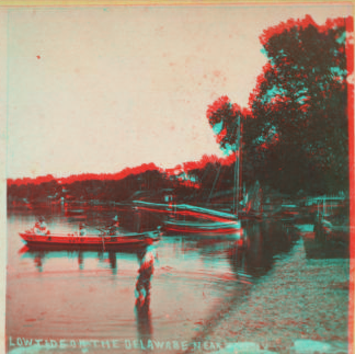 Low tide on the Delaware near [...]y. [1860?]-1902