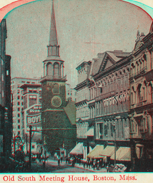 Old South Meeting House, Boston, Mass.