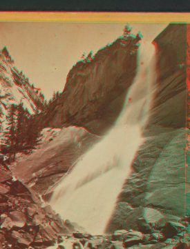 Yowiye, 'Nevada Fall,' 600 feet high. 1868-1873