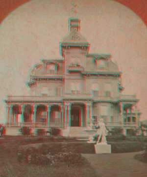 Residence of Col. W. W. Price - front, Lake George. [1870?-1885?]