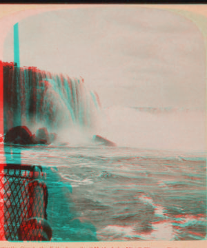 Majestically grand - the falls, from the "Maid of the Mist," Niagara, U.S.A. 1902 c1901