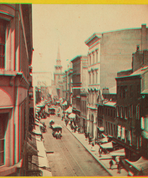 Washington Street and Old South Church--instantaneous