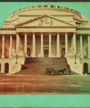 East Portico of the U.S. Capitol. 1865?-1875? 1865-1875