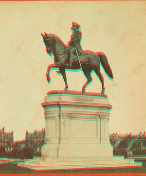 Washington Equestrian Statue, Public Garden, Boston, Mass.