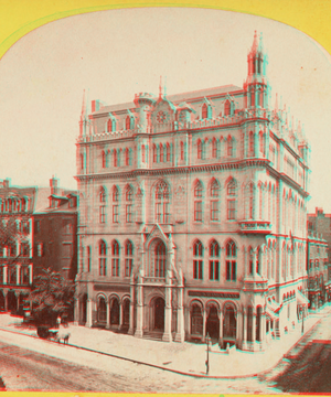 Masonic temple, in Boston