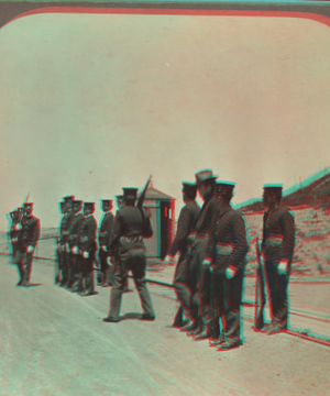 Fort Warren, Boston Harbor, changing guard