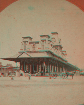 Saratoga Depot. [1870?-1880?]