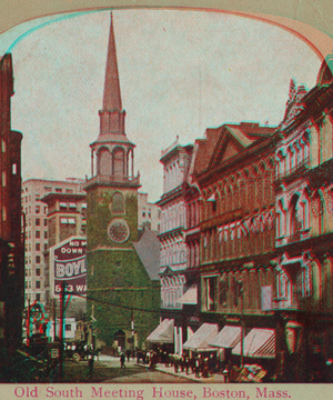 Old South Meeting House, Boston, Mass.