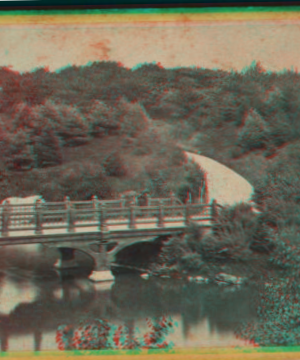 Cabinet Bridge across the Lake, to the Mall. [1860?-1875?]