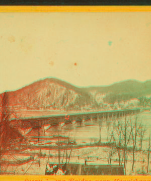 Susquehanna Bridge, near Harrisburg. 1870?-1880?