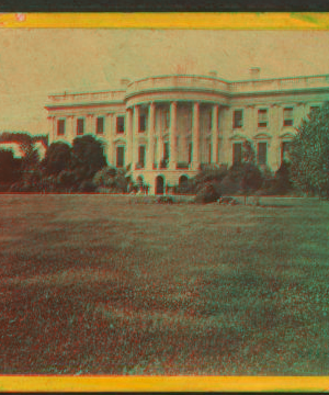 White House, Front View. 1860-1880 1860?-1880?