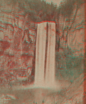 Taughannock Falls, 215 feet high. [1860?-1885?] 1860?-1885?