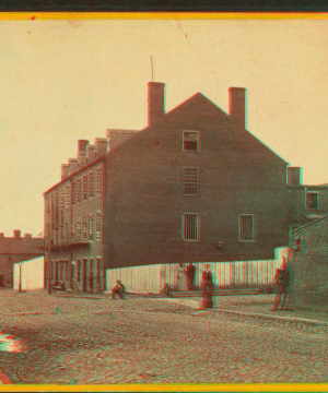 "Castle Thunder," Cary St., the place where so many Union prisoners suffered. Richmond, Va. 1861-1865