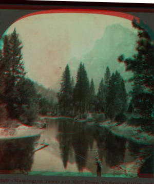 Washington Tower and Half Dome, Yosemite Valley, Cal. U.S.A. 1897-1905?