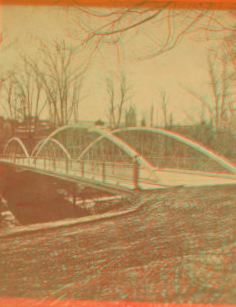 King Iron Bridge, Centennial Grounds. 1876