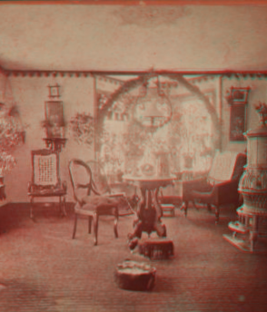 [Interior of a home.] [ca. 1875] 1860?-1885?