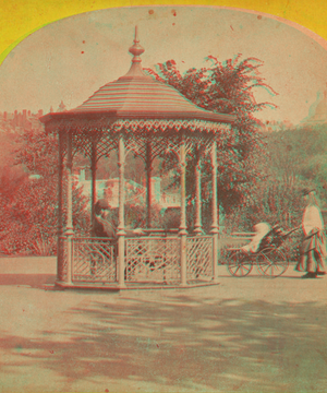 View in Public Garden, Boston