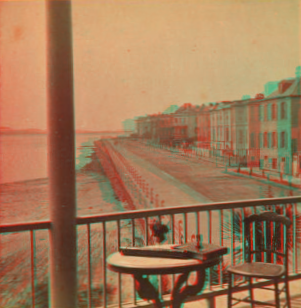 East Battery, looking south, Charleston, S.C. 1860?-1903?