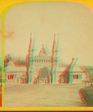 Gateway--Forest Hills cemetery. 1862?-1890?