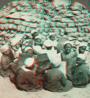 Arabic School Learning the Koran, Egypt. [ca. 1900]