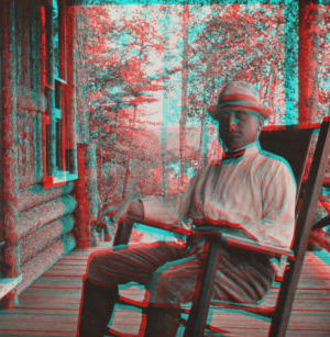 [Man in a Rocking Chair.] 1915-1919 1915