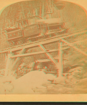 [Engine up Mt. Washington.] 1860?-1903?