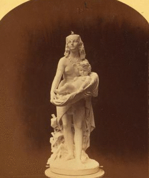 [Sculpture] "Pharaoh's daughter." 1876