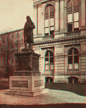 Franklin Statue in front of City Hall, Boston