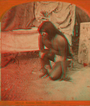 A native Indian of Arizona. 1870?-1910?