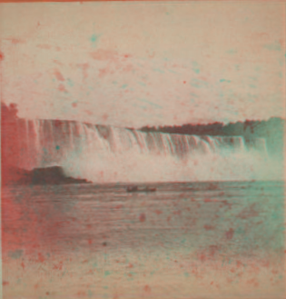 Niagara - The American Fall, from Ferry Landing, Canadian side. [1863?-1880?]