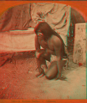 A native Indian of Arizona. 1870?-1910?