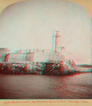 Morro Castle, the Famous Spanish Fort, Havana, Cuba. 1898