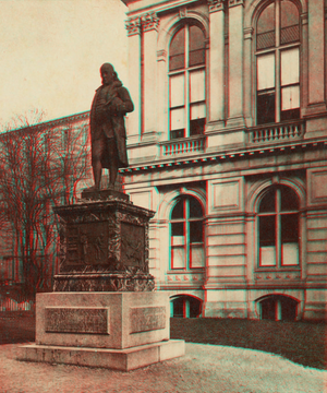 Franklin Statue in front of City Hall, Boston