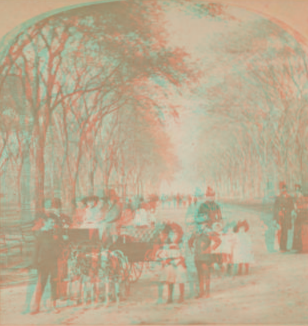 Saturday afternoon, Central Park, New York. [1859?-1895?]