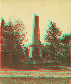 [Battle of Wyoming monument.] 1860?-1900?