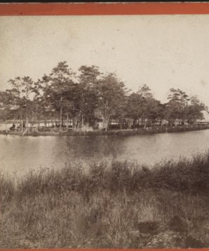 "St. John's Is." Sunset Lake, Asbury Park. [ca. 1875] 1870?-1889?
