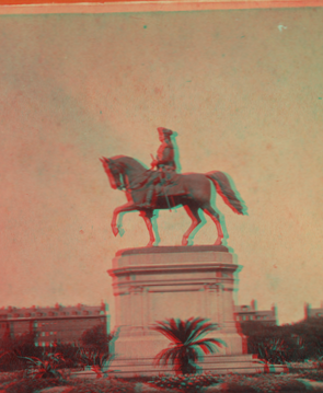 Washington Equestrian Statue, Public Garden, Boston, Mass.