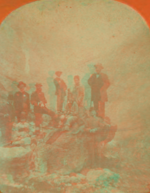 [Clark Foss and his Geyser Team.] 1865?-1879?