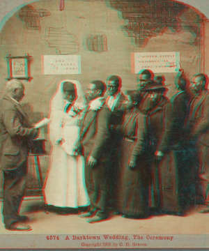 A Darktown Wedding, The Ceremony. 1901